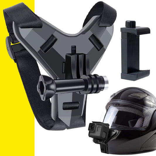 Gray helmet for bikers